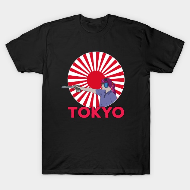 Shooting Sports Tokyo T-Shirt by DiegoCarvalho